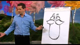 Story artist Mark O'Hare teaches kids how to draw The Lorax in an Expedition/Seuss It Up short.