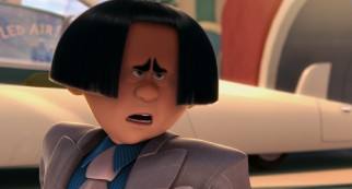 Thneedville's wealthy, diminutive, center-parted CEO Aloysius O'Hare (voiced by Rob Riggle) is the villain of the film.