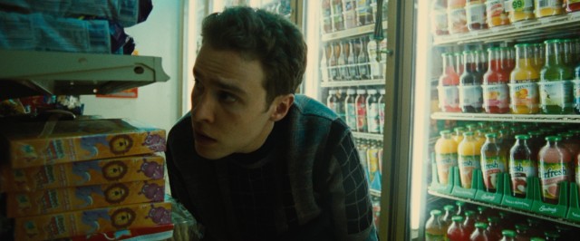 In a convenience store's soft drink aisle, industrious teen Bones (Iain De Caestecker) fears retribution for his efforts in copper scrap resale.