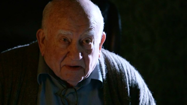 Ed Asner plays Gabriel Morgan, Kennedy's cranky, bitter, estranged grandfather.