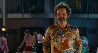 Peter Sarsgaard turns up the sleaze as Chuck Traynor, Lovelace's hands-on manager and abusive husband.