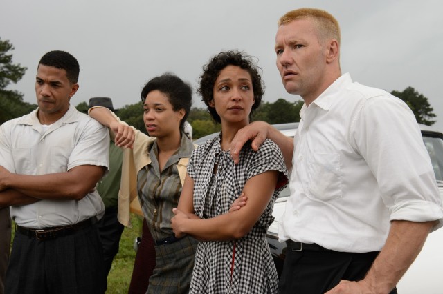 "Loving" tells the true story of Mildred (Ruth Negga) and Richard Loving (Joel Edgerton), an interracial couple who got married in 1958 in defiance of Virginia law.