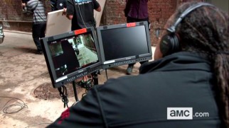 Ernest Dickerson directs in a genuine Detroit alley in "Detroit Grit."