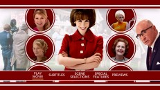 Sally Hawkins' poster/cover pose makes for a happy-go-lucky center of the DVD's stagnant main menu screen.