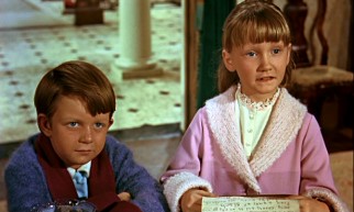 Meet Michael (Matthew Garber) and Jane (Karen Dotrice), the children whose taste for mischief sparks everything that happens in the film. Here, the kids spell out (in rhyme) the qualities they'd like to see in their new nanny.