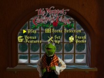 Kermit is your not so patient host on the recycled (but well-done) Main Menu.