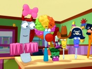 Seis of the siete tools de Handy Manny show off their Halloween costumes in the bonus episode.