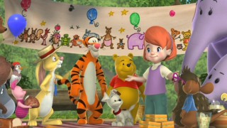At the Hundred Acre Wood picnic, the gang elects Rabbit mayor without knowing what a mayor is, prompting Darby to explain.