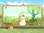 Rabbit wants to know if you can spot the backdrop element that doesn't fit the spring seasonal theme.