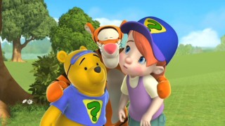 While Tigger may find Rabbits white boundary line an inspired idea, Pooh and Darby think otherwise.