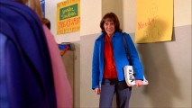 Brick may not have put much work into it, but Frankie is still upset to see his school historian campaign poster defaced.