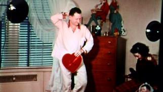 A tiny bit of stock footage near the beginning of each episode helps set the tone. These old-timey Valentine's Day observers lay the groundwork for the third of the season's four holiday shows.