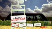 One of the film's many interesting road shots is partially obscured by lifeguard chair on the DVD's main menu.