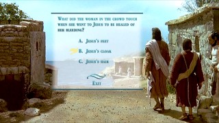 Only on DVD will you be able to play the "Learning from Jesus" Bible/film trivia challenge.