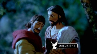 "It is Written" invites you to watch the film with your Bible on hand, identifying the verses in Luke's Gospel dealing with Judas' betrayal of Jesus. It's included on the DVD but not on the Blu-ray.