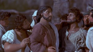 Jesus appoints his Twelve Apostles in the Welsh-Russian 2000 stop motion animated film "The Miracle Maker."