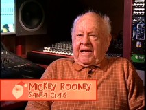 Accomplished octogenarian Mickey Rooney discusses his excitement of voicing Santa Claus, something he's done several times in the past.