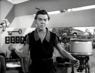Bobby Driscoll appeared in character as Peter Pan for a Walt Disney Christmas show, which is excerpted on the Platinum Edition DVD. Driscoll, who modeled for and voiced Peter Pan, had worked with both Walt Disney and Margaret Kerry prior to "Peter Pan."