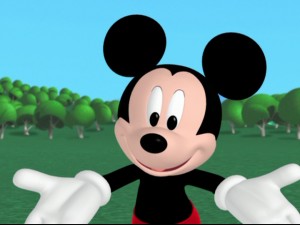 Mickey Mouse welcomes you to his clubhouse.