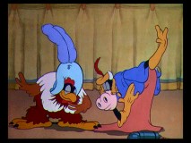 The Two Claras take a bow in "Mickey's Amateurs."