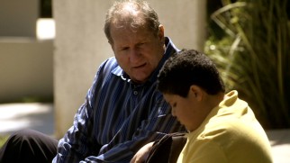 Long a Grandpa, Jay (Ed O'Neill) gets a third crack at plain old fatherhood care of Gloria's precocious romantic son Manny (Rico Rodriguez).