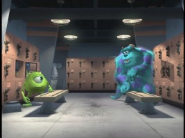 The same frame, seen here in fullscreen, demonstrating that more can be seen than would be possible from a typical pan & scan presentation, thanks to Pixar's efforts.