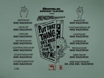 "Put That Thing Back Where It Came From Or So Help Me": the musical we all wish had been made (at least there's a program for it included on the DVD!)