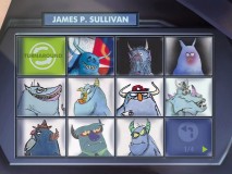 One of several pages worth of concept art for Sulley.