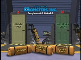 Disc 2's main menu, establishing the door motif that permeates the entire DVD set (and the movie).