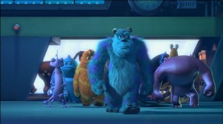 James P. Sullivan makes an entrance like no other.