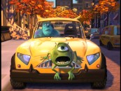 Things don't go so well for our one-eyed friend in "Mike's New Car", a 1.33:1 short created for the 2002 Monsters, Inc. DVD and presented in HD on the new Blu-ray.