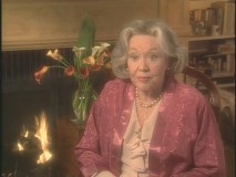 Glynis Johns (Mrs. Banks) appearing in the making-of documentary.
