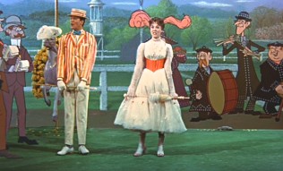 Bert and Mary share a dance.