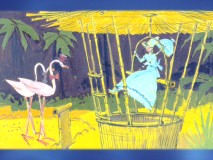 Conceptual artwork seen in the deleted song "Chimpanzoo."