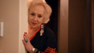 This contented around-the-corner look can only mean that the work of magical, angelic Mrs. Miracle (Doris Roberts) is just about done.