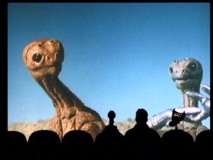 For eleven years, no B-movie was safe from being lampooned by MST3K's silhouetted commentators. Having aliens as ridiculous as those ones in "Laserblast" surely helped your chances of being featured.