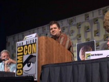 Patton Oswalt hosts an 11-member panel celebrating MST3K's 20th Anniversary at the 2008 Comic-Con in San Diego.