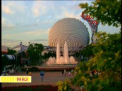 In a featurette on world-shaping inventions, Disney can't help but include a little self-love, highlighting the 1982 opening of EPCOT alongside discoveries like fire, the wheel, and flight.
