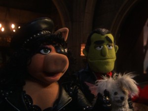 In her largest of several roles, Miss Piggy is a gruff biker chick with a mean 'tude!