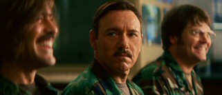 Larry Hooper (Kevin Spacey) is not nearly as amused as Lyn by their shared military training at Fort Bragg.