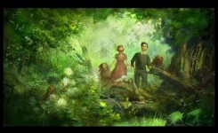 The Pevensie children go exploring in this piece of Concept Art.