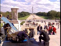 "National Treasure on Location" lives up to its title with this footage from the shoot on the steps of the National Mall in Washington, D.C.
