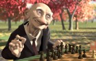 The Oscar-winning "Geri's Game" is among the cartoons included in Pixar Animated Shorts, Volume 1, now on DVD.