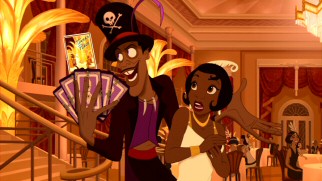 Dr. Facilier shows Tiana how simple realizing her dream can be so long as she does what he wants.