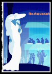 Another stylish version of Tiana's dream restaurant is shown on the discs extensive Visual Development gallery.