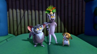 They may not receive mention in the title, but lemurs Maurice, Julien, and Mort still feature prominently on "The Penguins of the Madagascar."