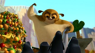 Ordinarily diminutive mouse lemur Mort assumes larger than life dimensions and super strength in "Mort Unbound."