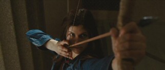 As daughter of wisdom goddess Athena, Annabeth (Alexandra Daddario) is able to center her gift towards battle strategy and precision.