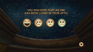How you react to an attic owl discovery is very telling, or at least the "Discover Your Powers" quiz thinks so.