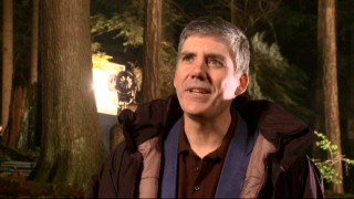 Author Rick Riordan says a few words about his novels in "The Book Comes to Life."